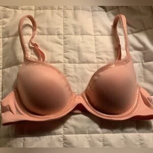 Victoria’s Secret Blush Pink lined demi bra
